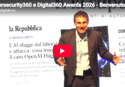 Premiazioni Cybersecurity360 e Digital360: Il Benvenuto di Alessandro Longo