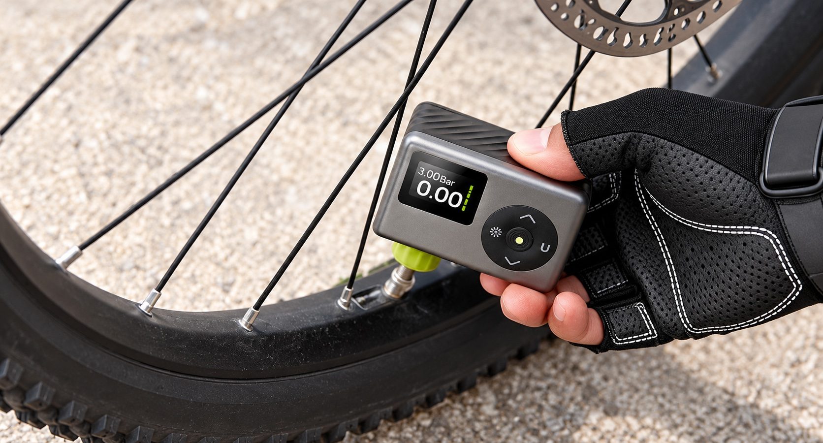 Pompa elettrica per bici portatile a soli 53 euro!
