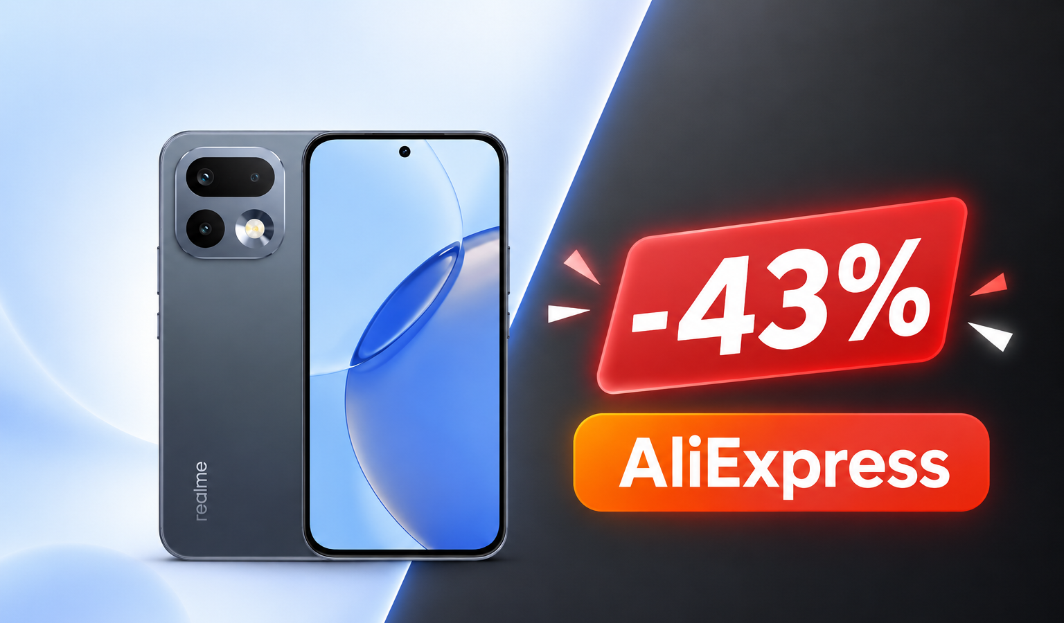 Realme 16 Pro 5G in offerta a 246€: sconto del 43%!