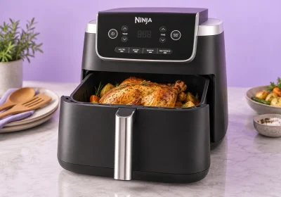 Friggitrice ad aria Ninja PRO: Cuoci facilmente un pollo da 1 kg a soli 115€!