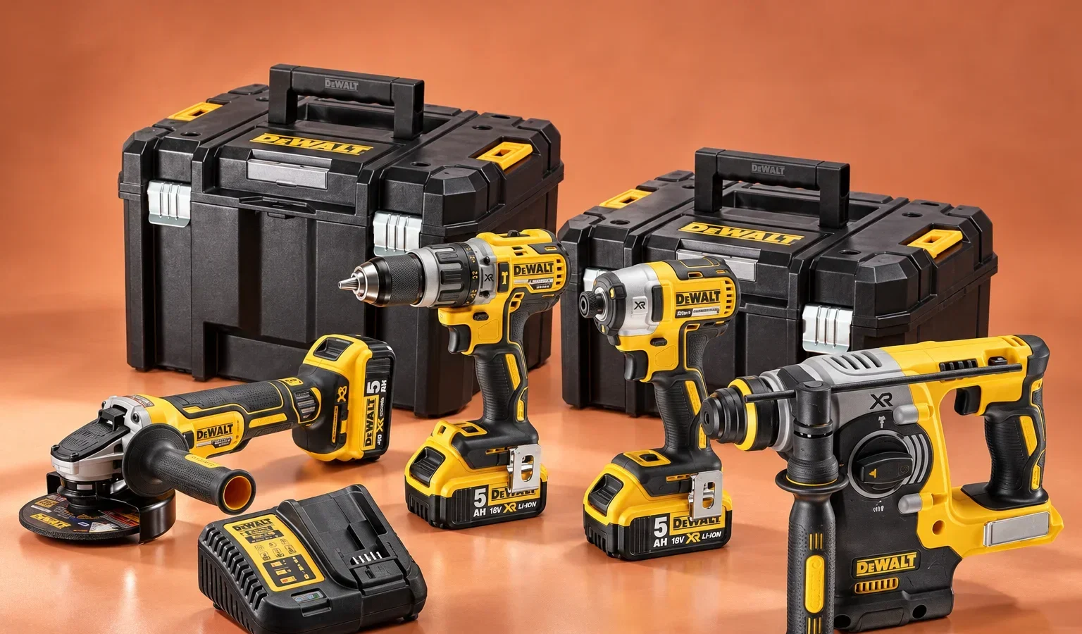 Scopri il Set DEWALT XR: 4 Utensili e 3 Batterie a Solo 699,19€!