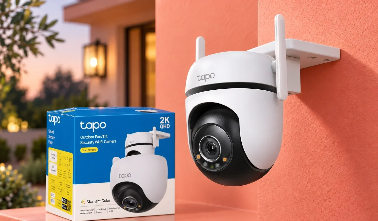 Scopri Tapo C520WS: Visione a Colori anche di Notte a Solo 45,12€!