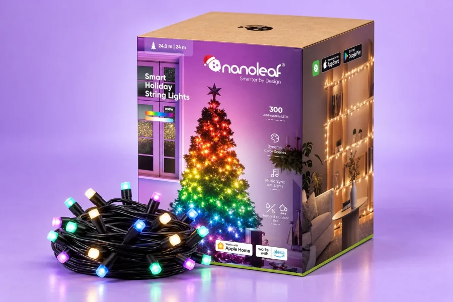 Trasforma il tuo albero e terrazzo con le luci Nanoleaf: 300 LED a soli 95€!