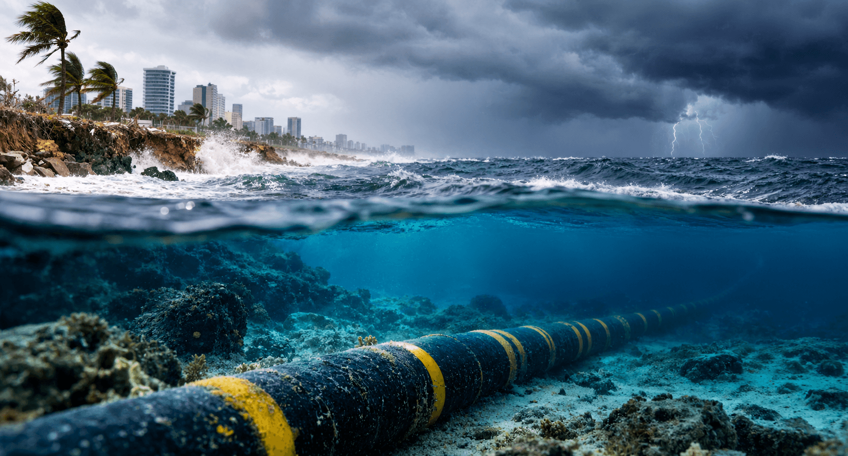 Cavi Sottomarini: I Tre Rischi per le Reti Globali a Causa del Cambio Climatico